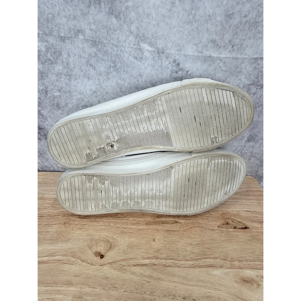 Banana Republic Sneakers Mens 12 White Leather Low Top Casual Shoes 420256-03